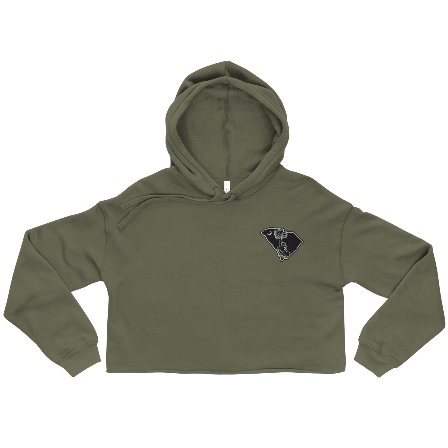 Embroidered “The Logo” Crop Hoodie