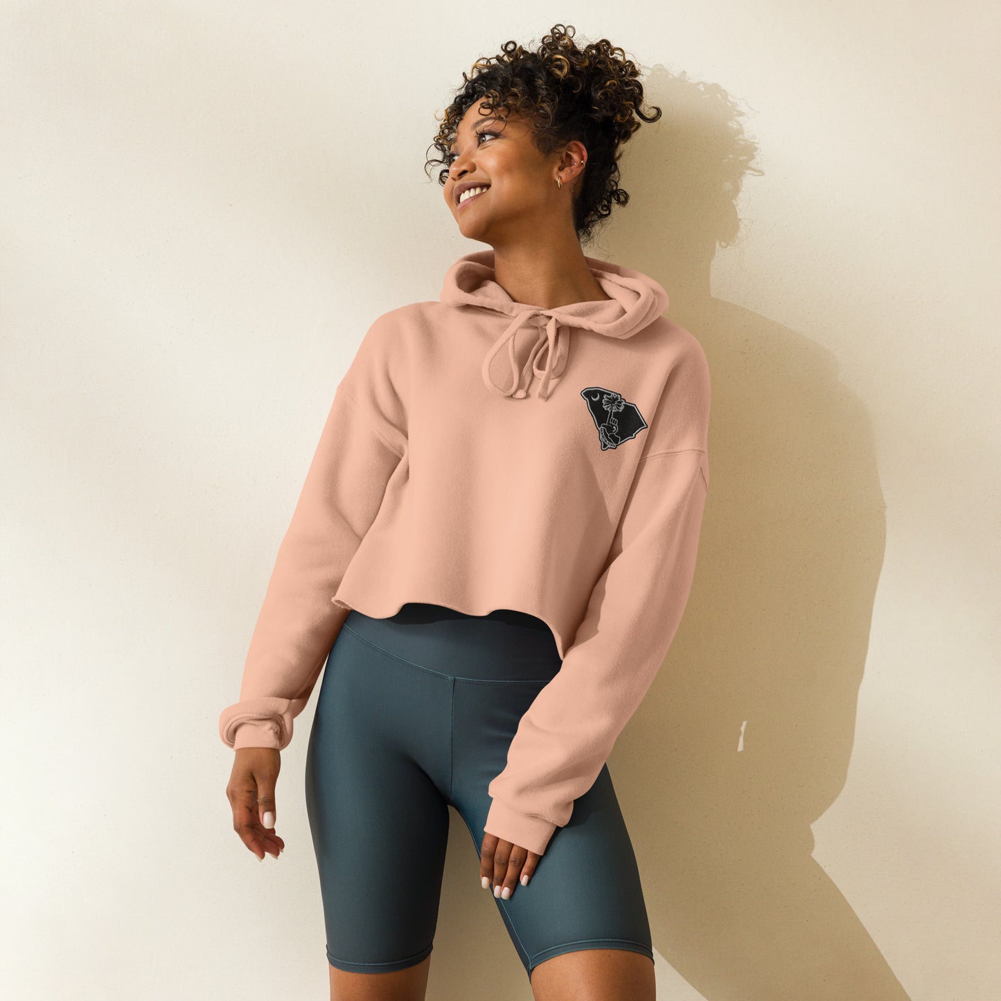 Embroidered “The Logo” Crop Hoodie